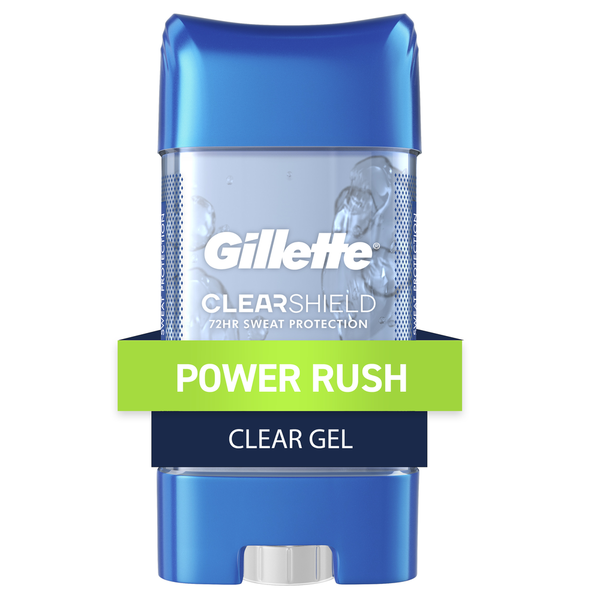 Deodorants Gillette Power Rush Clear Gel Men’s Antiperspirant and Deodorant hero