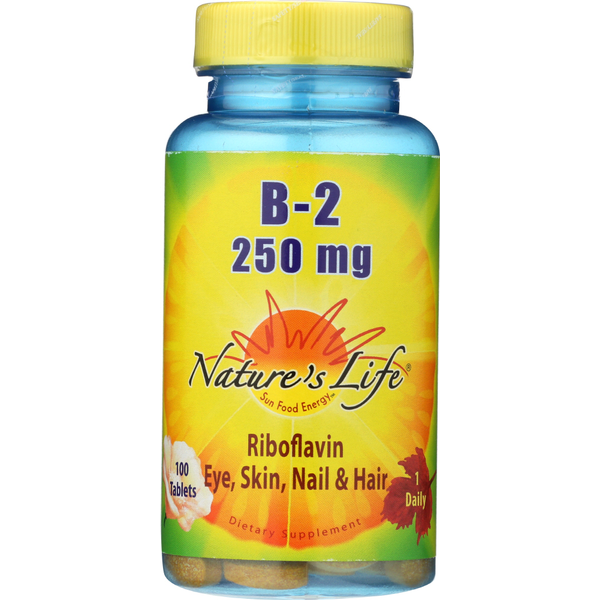 Vitamins & Minerals Nature's Life Vitamin B-2, 250Mg hero