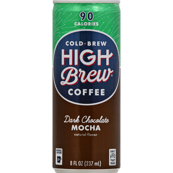 Coffee High Brew Coffee, Cold Brew, Dark Chocolate Mocha hero