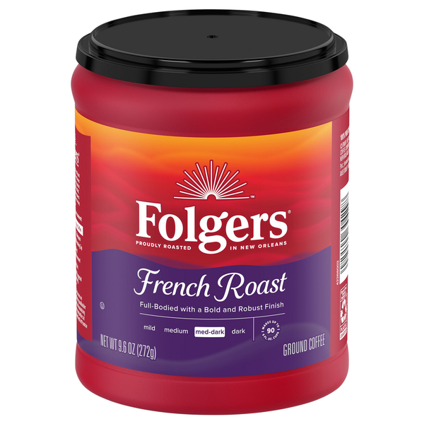 Coffee Folgers Coffee, Ground, Medium-Dark, French Roast hero