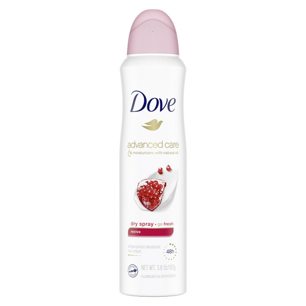 Deodorants Dove Dry Spray Antiperspirant Deodorant Revive hero