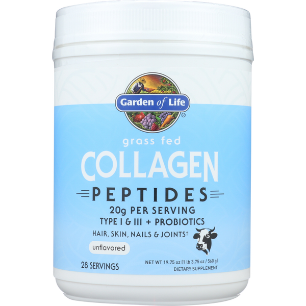 Protein & Meal Replacements Garden of Life Grass Fed Collagen Peptides 28Cy hero