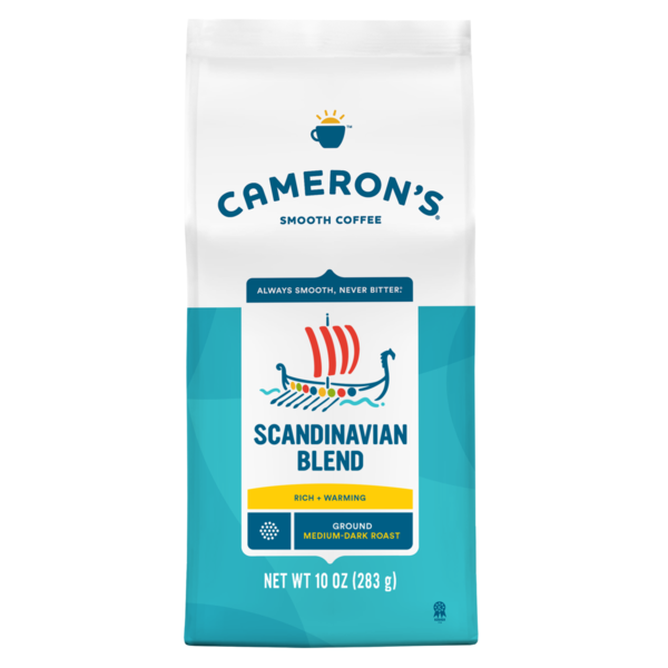 Cameron's Coffee, Ground, Medium-Dark Roast, Scandinavian Blend hero