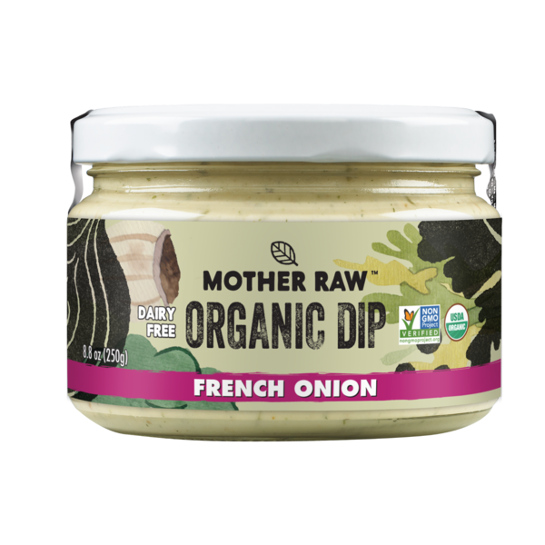 Dips, Dressings or Salad Toppings Mother Raw Organic French Onion Dip hero