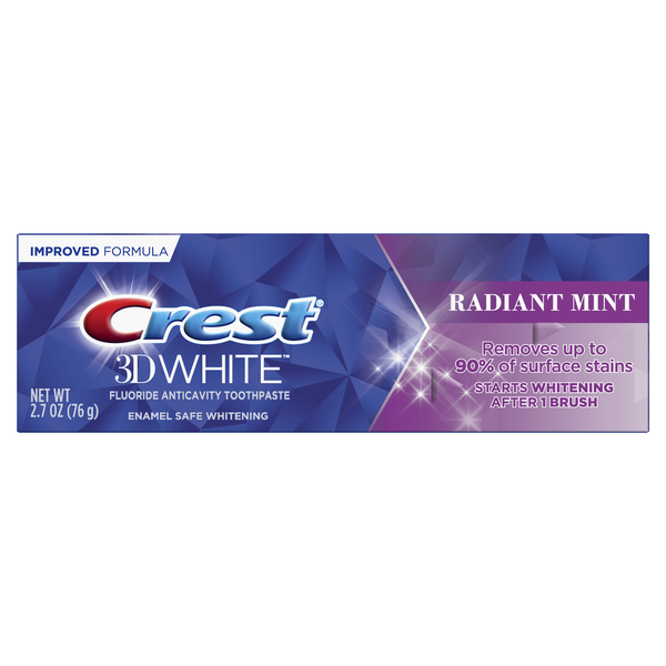 Crest 3D White Radiant Mint, Toothpaste hero