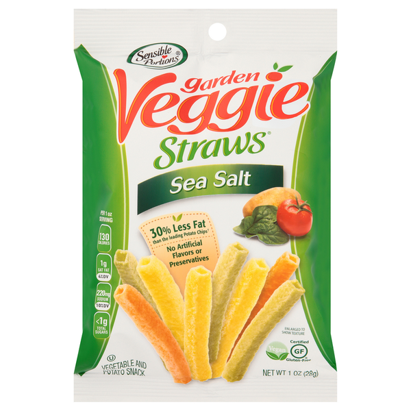 Packaged Vegetables & Fruits Sensible Portions Vegetable and Potato Snack, Sea Salt hero