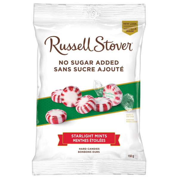 Protein & Meal Replacements Russell Stover No Sugar Added Starlight Mint Hard Candy, 150-Gram Bag hero