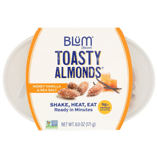 Nuts, Seeds & Dried Fruit Blum Naturals Honey Vanilla Sea Salt Toasty Almonds hero