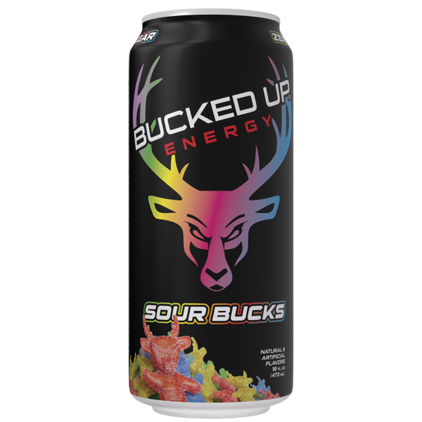 Bucked Up Energy Drink, Sour Bucks hero