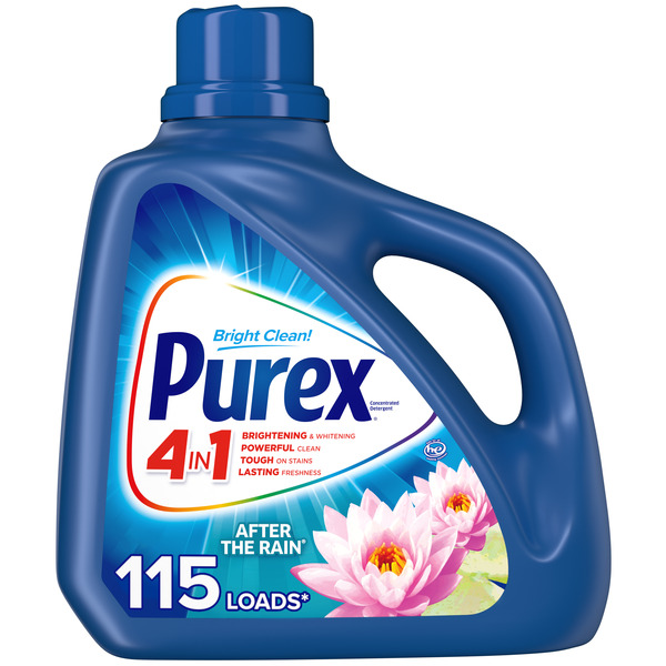 Laundry Purex Detergent, Concentrated, After The Rain, 4 In 1 hero