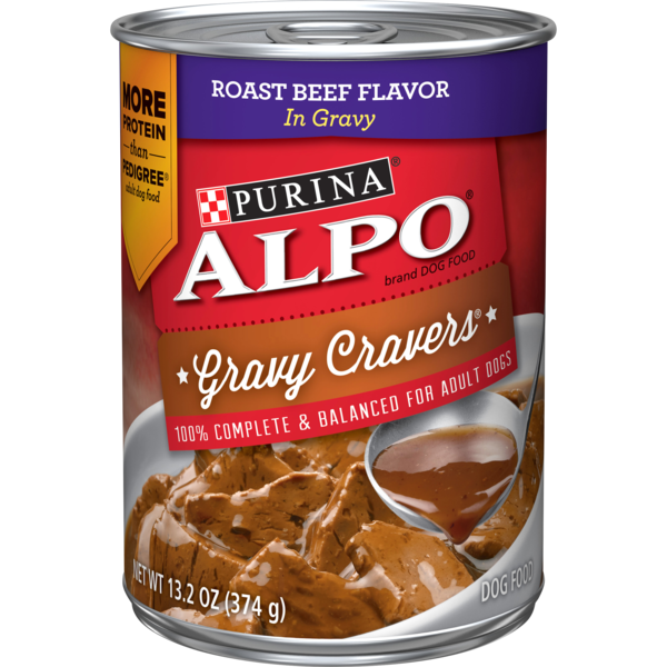 Dog Food & Care Purina Gravy Wet Dog Food, Gravy Cravers Roast Beef Flavor in Gravy hero