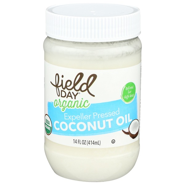 Oils, Vinegars & Fats FIELD DAY Coconut Oil, Refined, Expeller Pressed hero