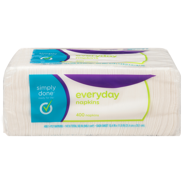 Paper Goods Simply Done Napkins, Everyday, 1-Ply hero