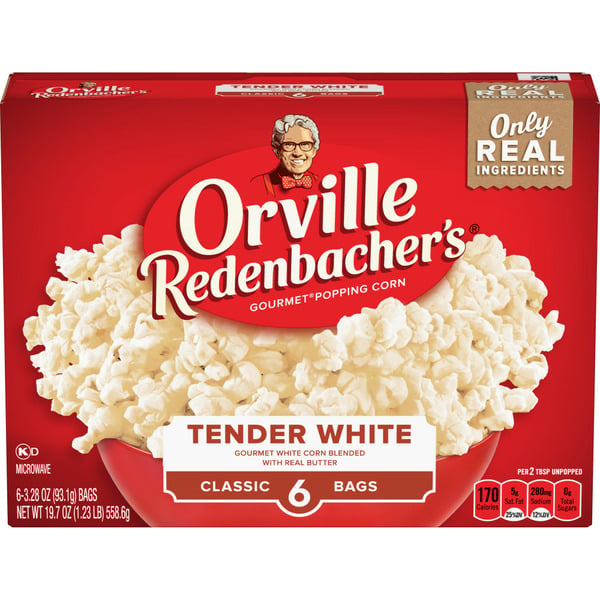 Popcorn & Jerky Orville Redenbacher's Tender White Gourmet Microwave Popcorn hero