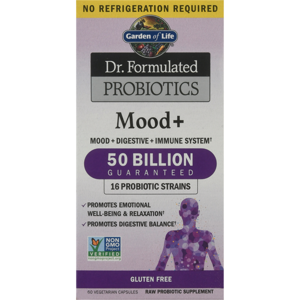 Vitamins & Supplements Garden of Life Mood +, Vegetarian Capsules hero