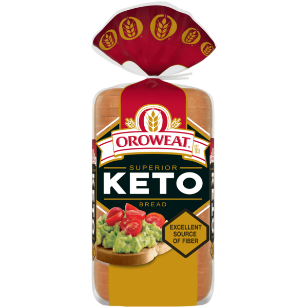 Oroweat Keto Bread, White Pre-sliced White Bread hero