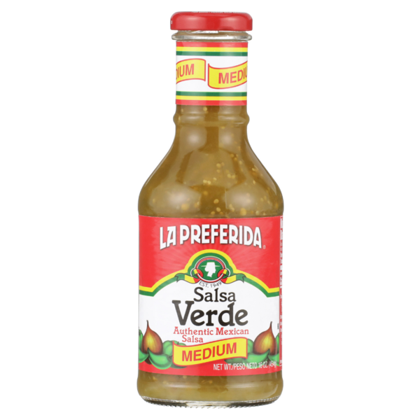 Latino Foods La Preferida MEDIUM Salsa Verde, Authentic Mexican Salsa hero