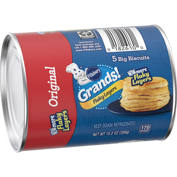 Doughs, Gelatins & Bake Mixes Pillsbury Grands! Original Flaky Layers Biscuits hero