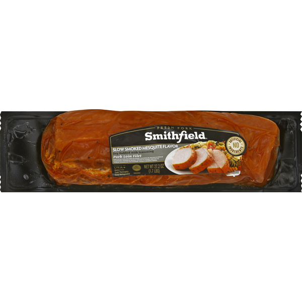 Meat Counter Smithfield Pork Loin Filet Mesquite hero