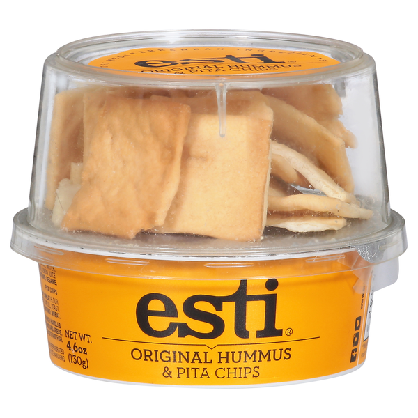 Dips & Sauces Esti Foods Hummus & Pita Chips, Original hero