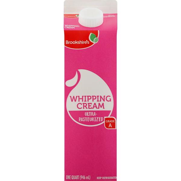 Cream Brookshire's Whipping Cream, Ultra-Pasteurized hero