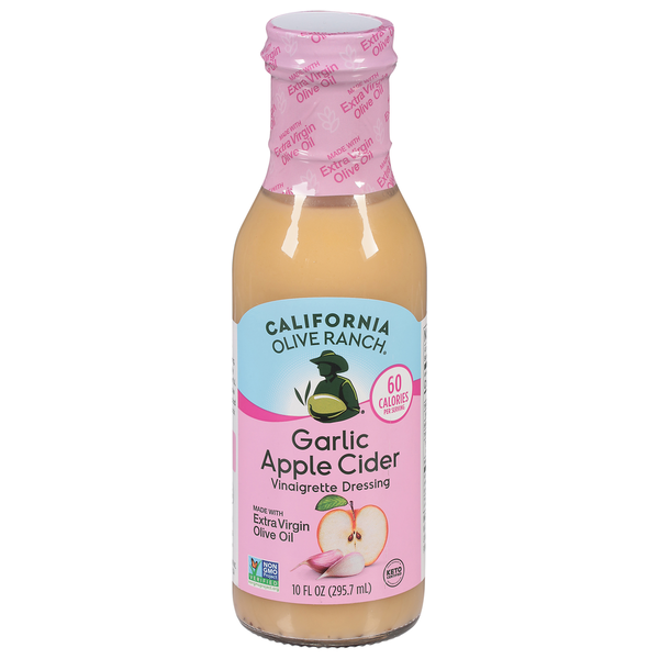 California Olive Ranch Vinaigrette Dressing, Garlic Apple Cider hero