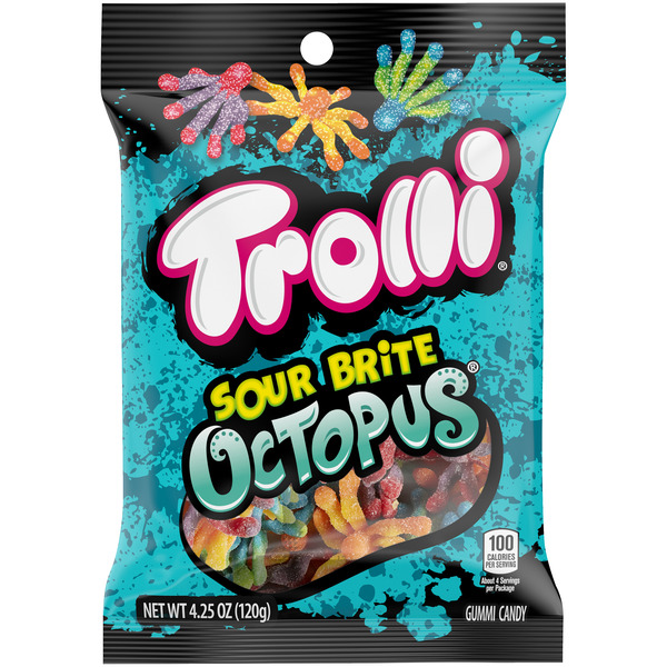 Candy, Chocolate & Gum Trolli SOUR BRITE OCTOPUS Gummi Candy hero