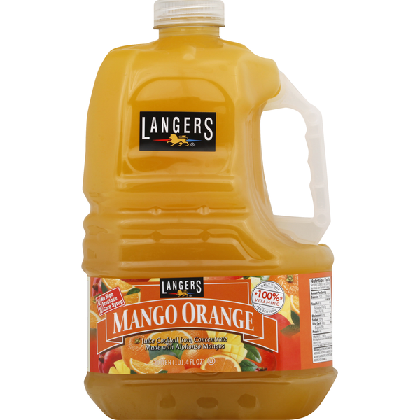 Juice & Nectars Langers Juice, Mango Orange hero