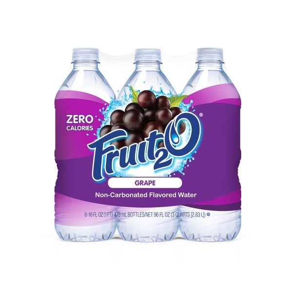 Water, Seltzer & Sparkling Water Fruit 2 O Grape Flavored Water hero