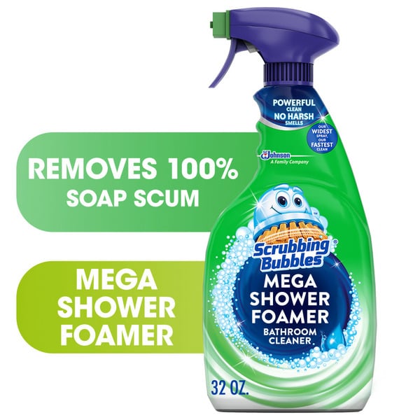 Cleaning Products and Supplies Scrubbing Bubbles® Mega Shower Foamer Bathroom Cleaner Spray, Rainshower® hero