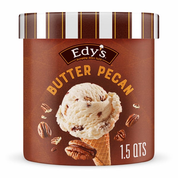 Ice Cream & Toppings Dreyer's Butter Pecan Ice Cream hero