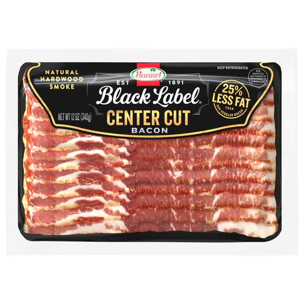 Hot Dogs, Bacon & Sausage Hormel Black Label Center Cut Bacon hero