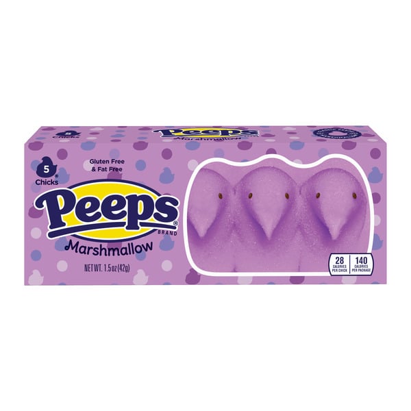 Candy & Chocolate PEEPS Lavender Marshmallow Chicks hero