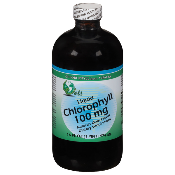 Vitamins & Supplements World C Chlorophyll, 100 mg, Liquid hero