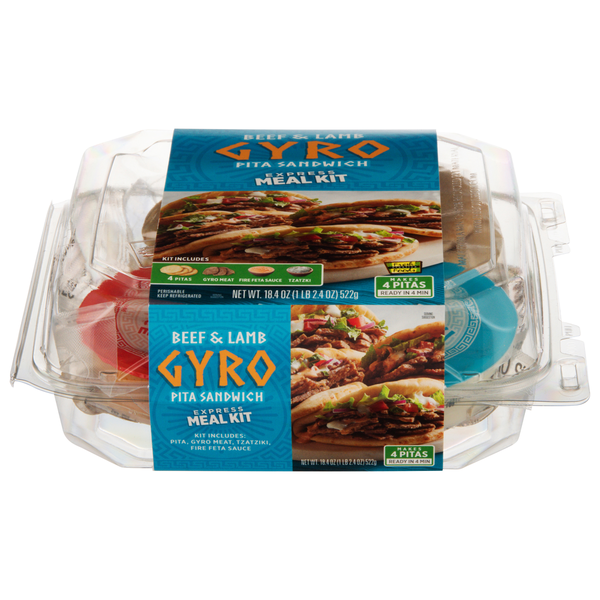 Prepared Meals & Sides Mediterranean Classics Beef & Lamb Gyro Express Meal Kit hero