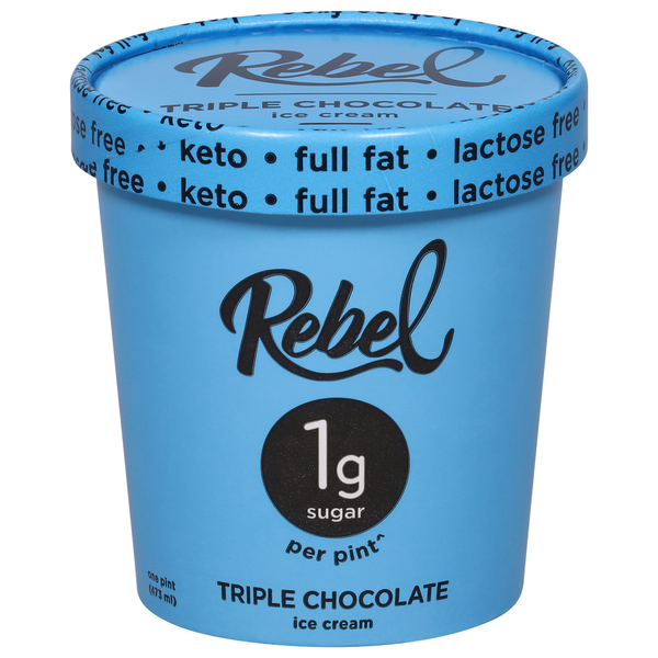 Ice Cream & Ice Rebel Ice Cream, Triple Chocolate hero