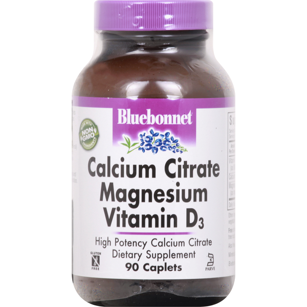 Stress & Sleep Aids Bluebonnet Calcium Citrate Magnesium Vitamin D3, Caplets hero