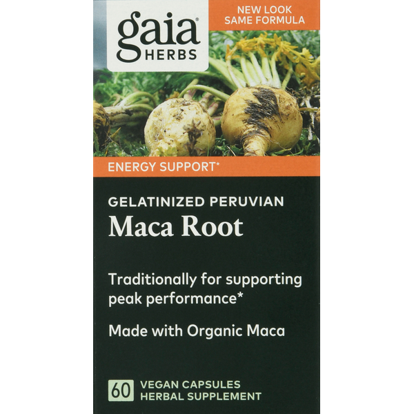 Vitamins & Supplements Gaia Herbs Maca Root, Vegan Capsules hero