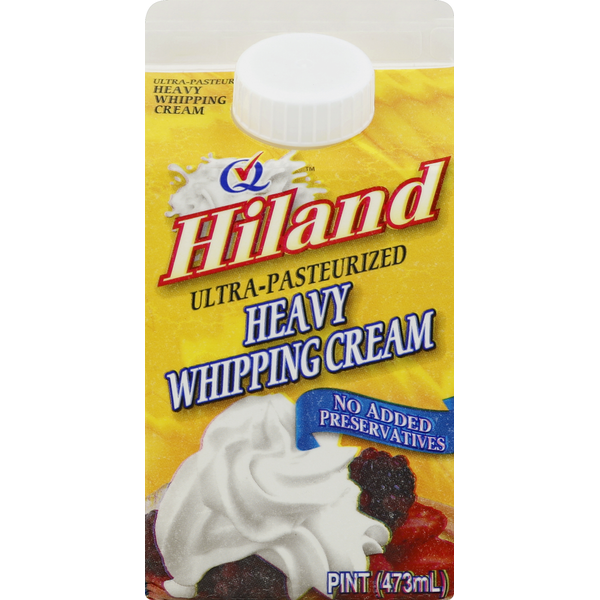 Cream Hiland Dairy Whipping Cream, Heavy hero