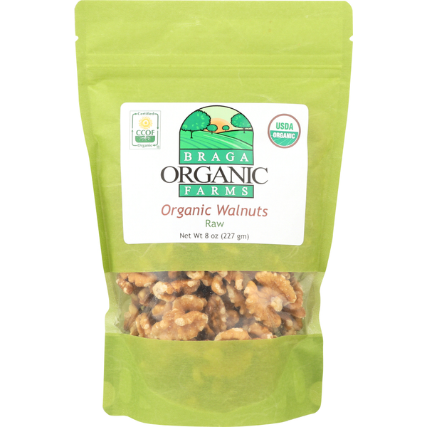 Nuts, Seeds & Dried Fruit Braga Organic Farms Walnuts hero