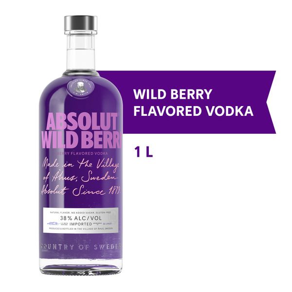 Vodka Absolut Wild Berri Flavored Vodka hero