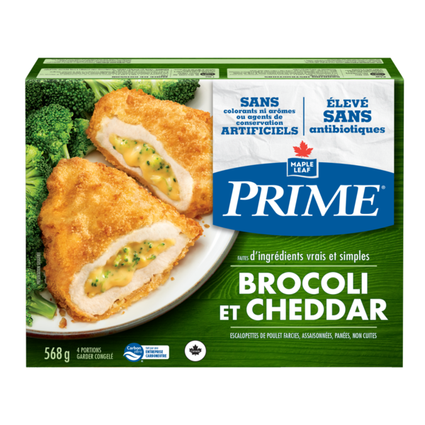 Prepared Meals Prime Chicken Stuffed with Broccoli & Cheddar, Raised Without Antibiotics hero