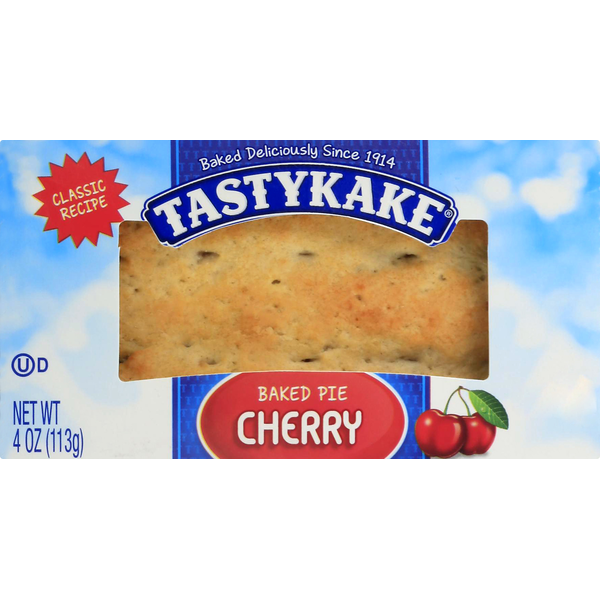 Bakery Desserts Tastykake Pie, Baked, Cherry, Classic Recipe hero