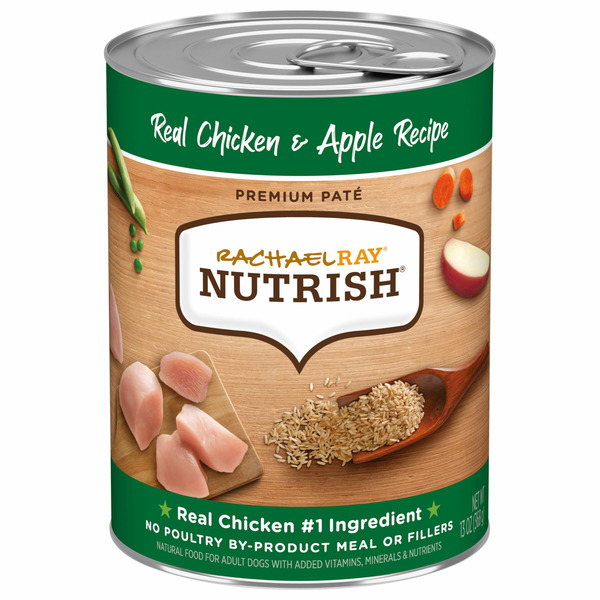 Dog Food Rachael Ray Nutrish Food for Dogs, Real Chicken & Apple Recipe, Premium Pate hero