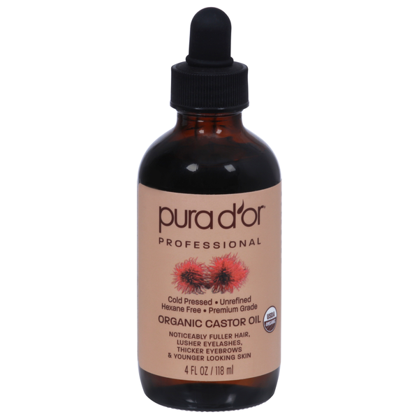 Eye/Ear Care PURA D’OR Castor Oil, Organic hero