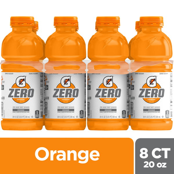 Energy & Sports Drinks Gatorade Zero, Orange - Pack hero