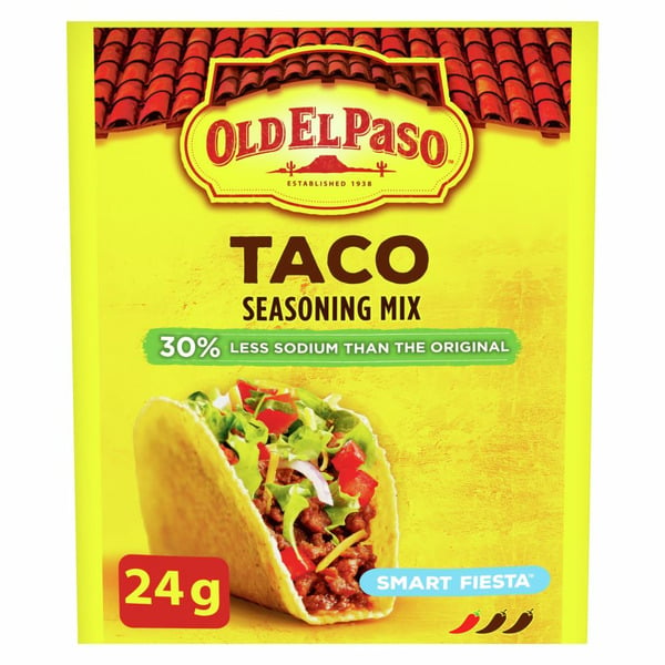 Latino Foods Old El Paso Smart Fiesta Taco Seasoning Mix hero