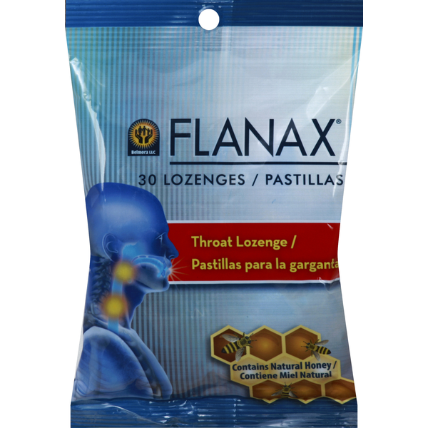 Cold, Flu & Allergy Flanax Throat Lozenge hero