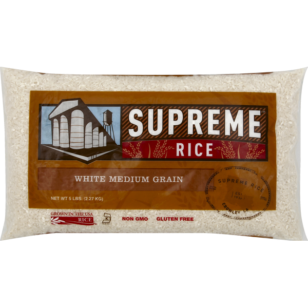 Grains, Rice & Dried Goods Supreme Rice White Rice, Medium Grain hero