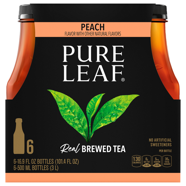 Energy & Sports Drinks Pure Leaf Brewed Tea, Peach, Real hero